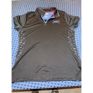 Sonic Shirt Large Black Employee Drive-In Work Uniform Fast Food Collared Shirt
